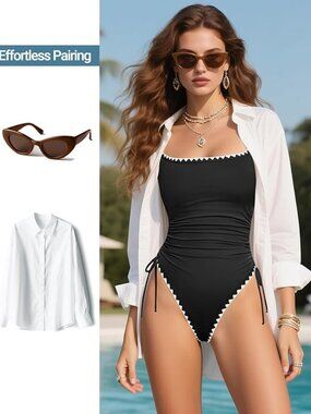 Daci Women's High Cut One Piece Swimsuit